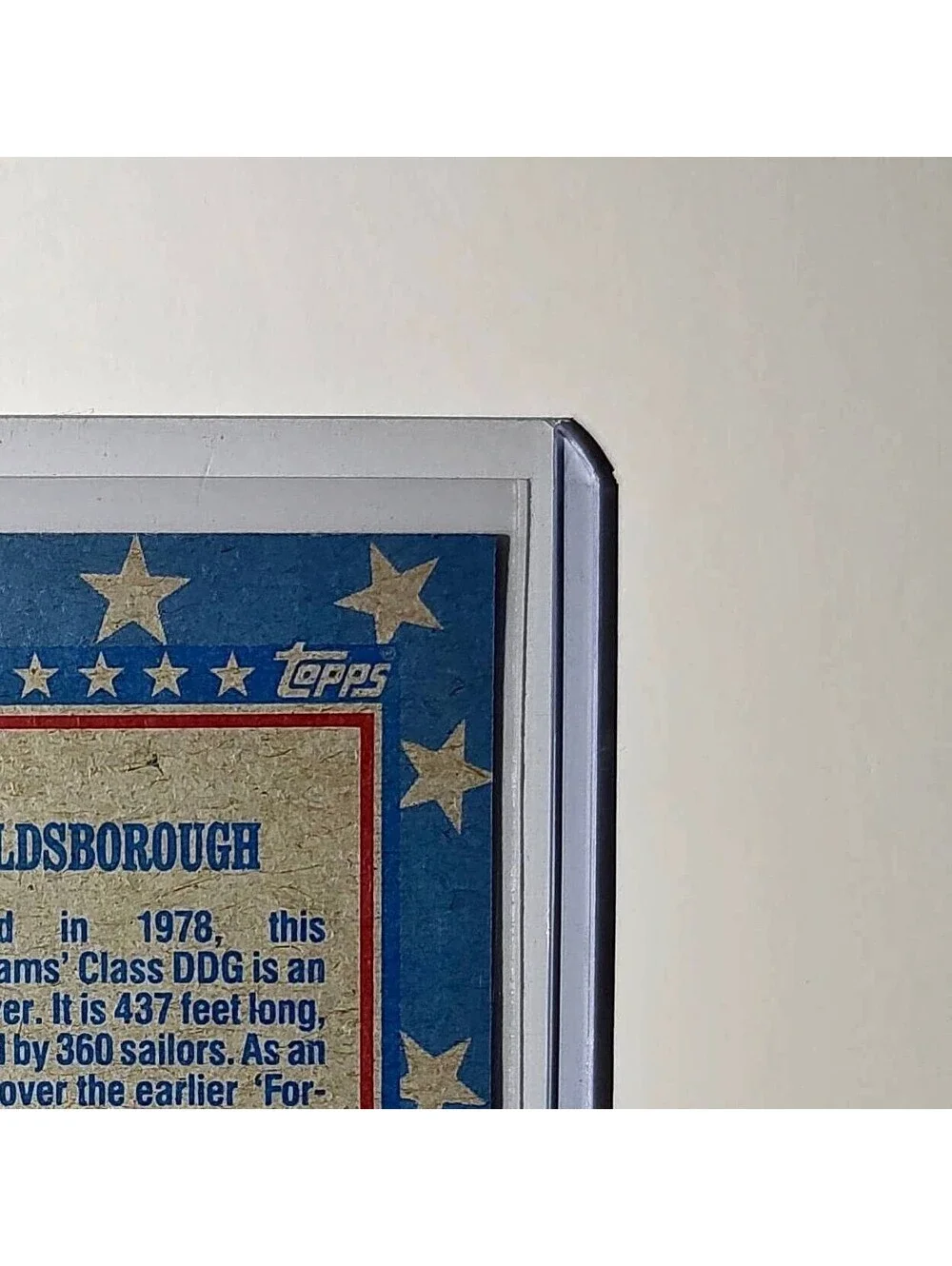 USS Goldsborough 1991 Topps Desert Storm #123 Card